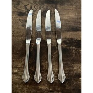 Oneida Community CLARETTE Replacements Stainless Table/Bread Knifes NEW Lot 4